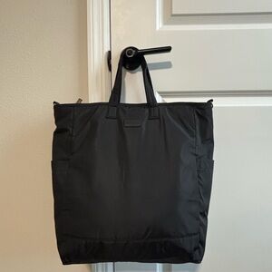 Stylish Black Travel Tote Bag